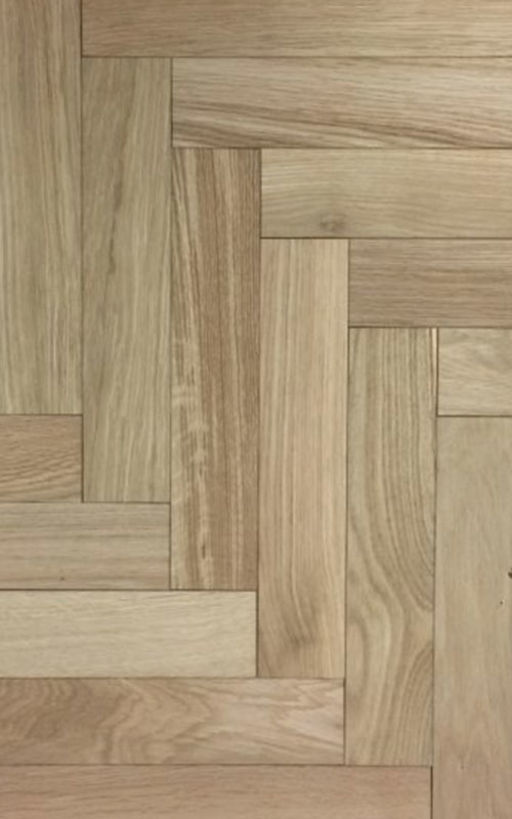 Tradition Classics Solid Oak Parquet Flooring Blocks, Unfinished, Prime